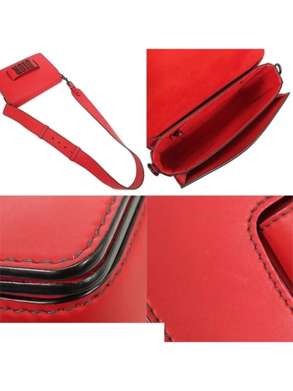 Dior Dio(r)evolution Red Leather Clutch